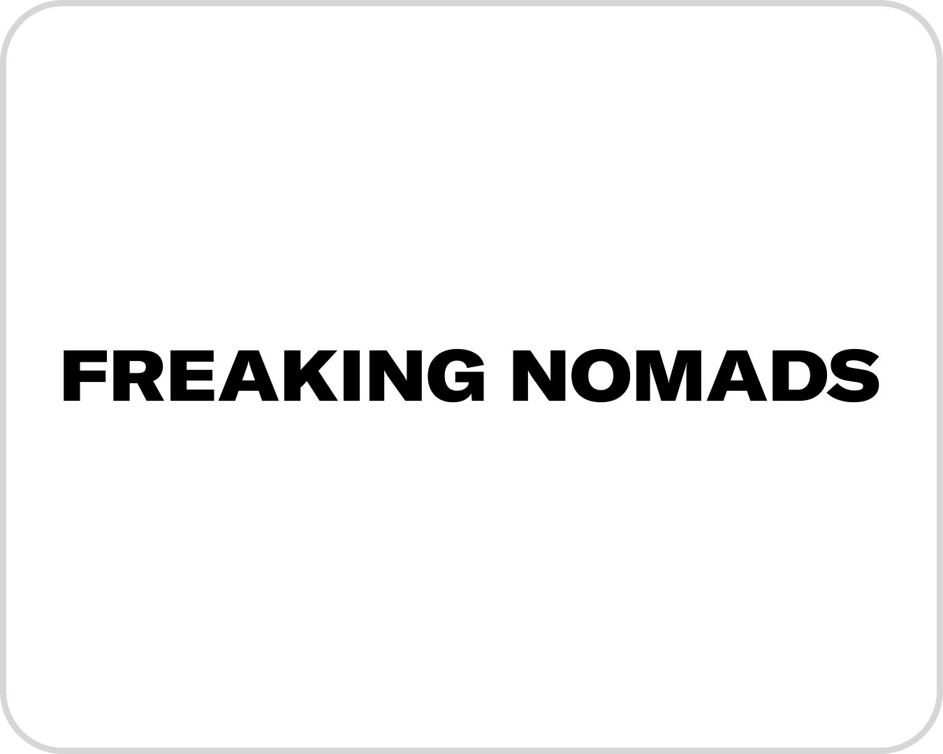 freaking nomads logo