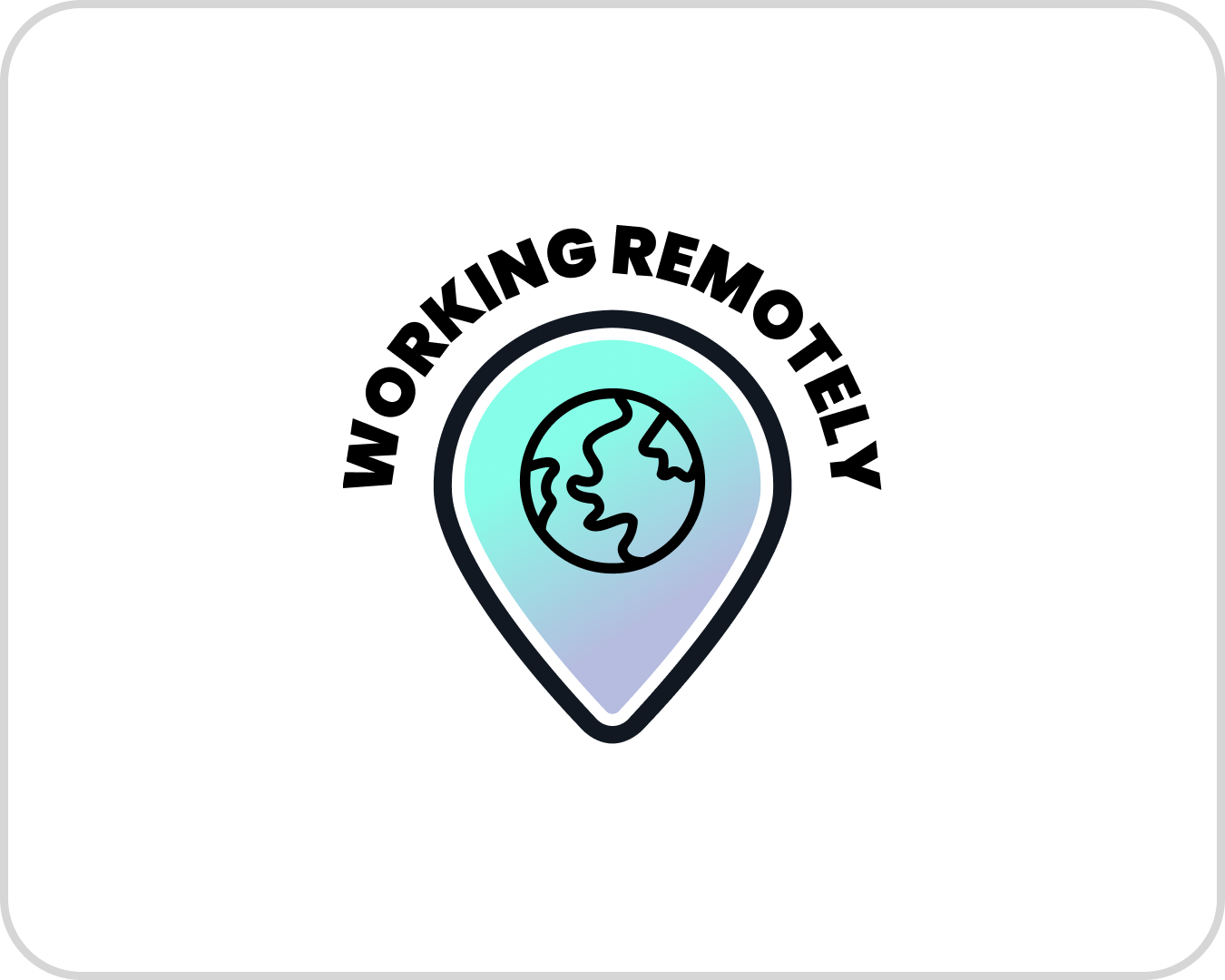 working remotely logo