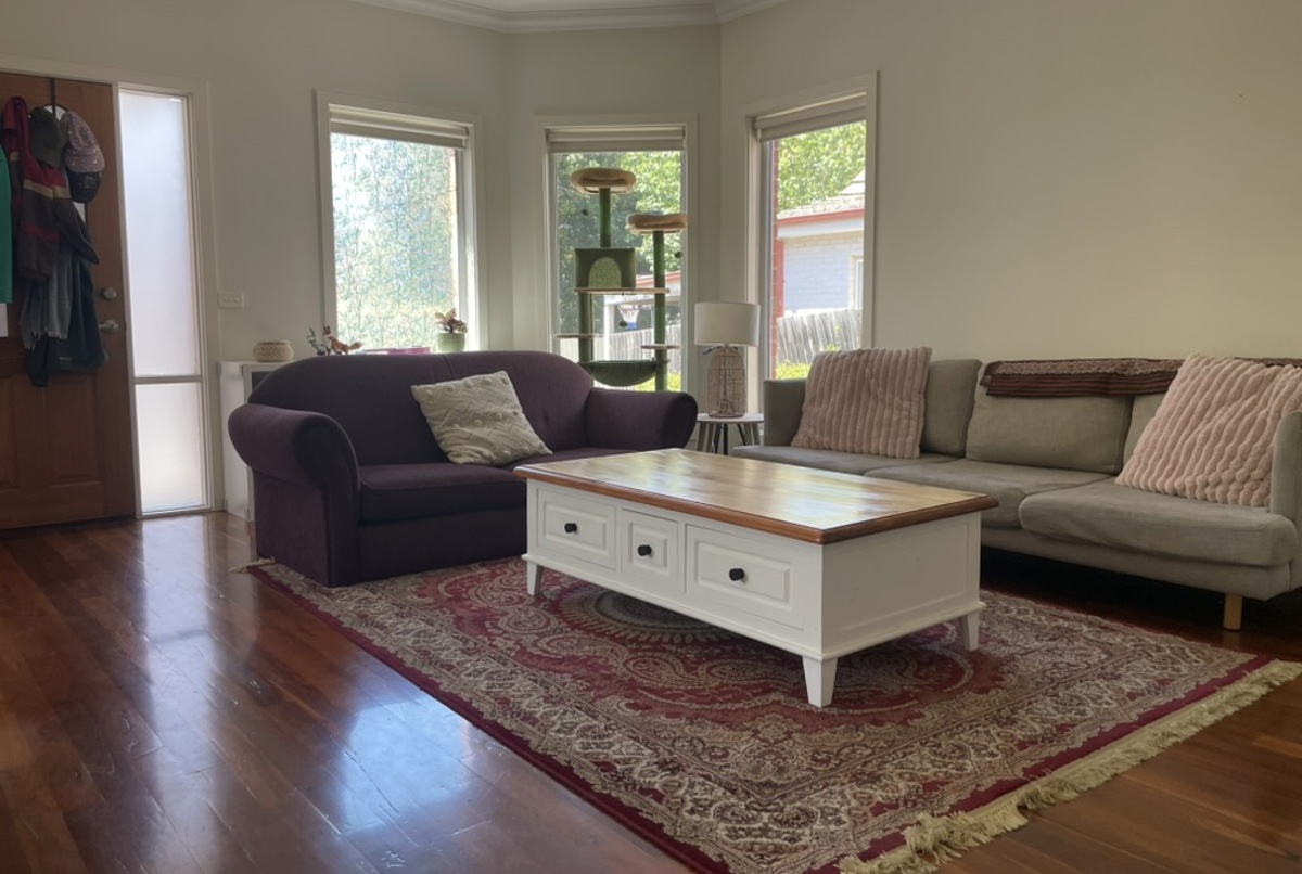 Cozy Brunswick Melbourne Unit with Cuddly Kitty