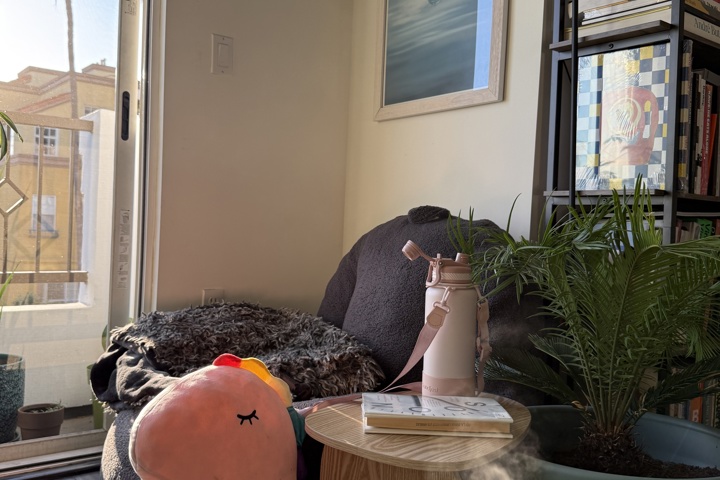 Spacious apartment with plants and a home office - 15