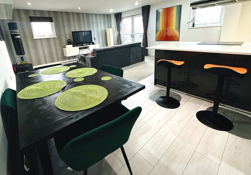 home swap in Manchester, England