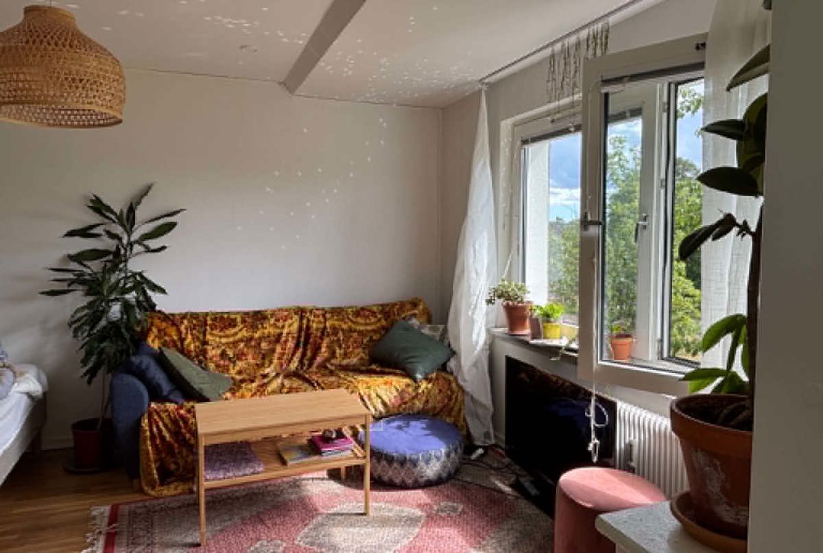 Cozy large one room and kitchen
