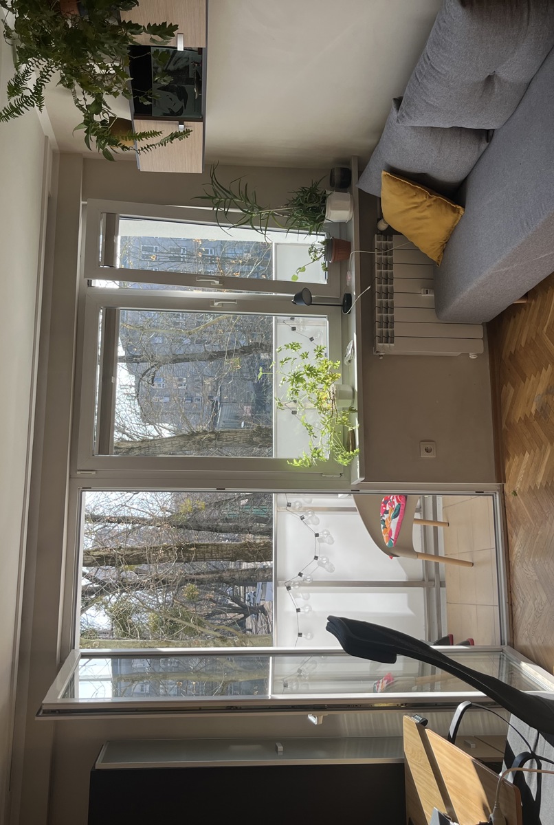 Sunny studio next to big park