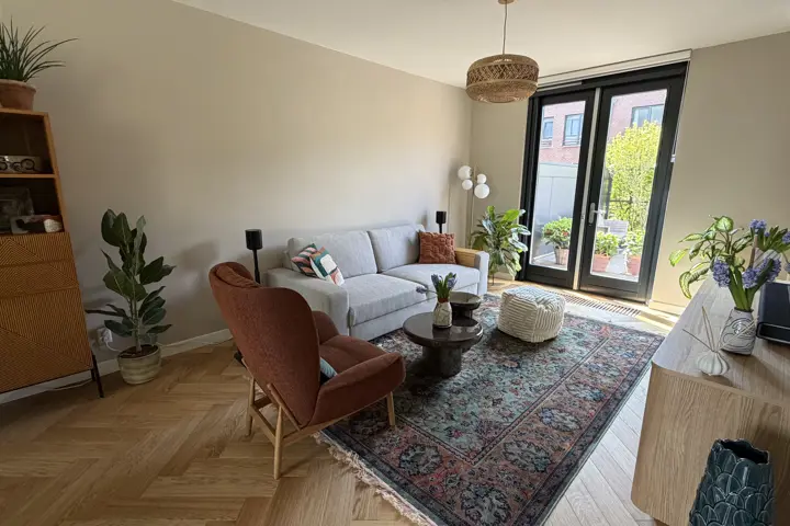 Bright living room of a home in Haarlem