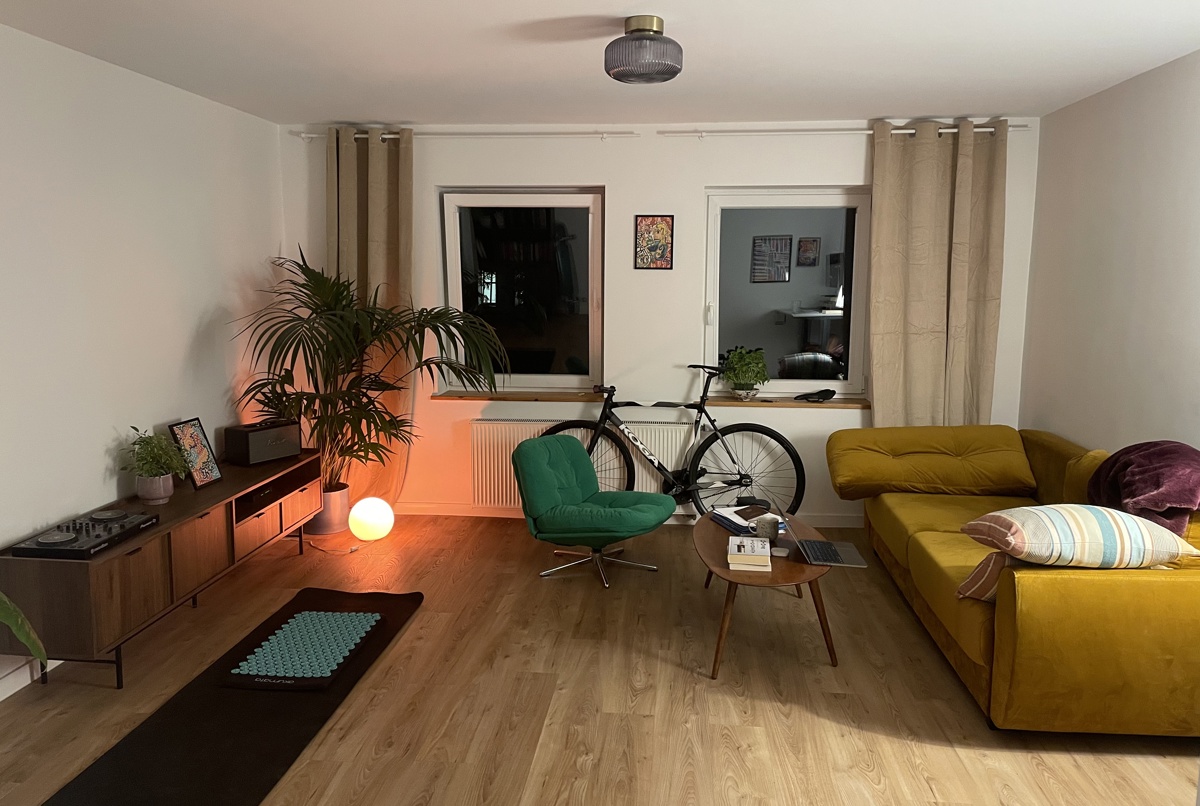 A cozy two-bedroom apartment in city center