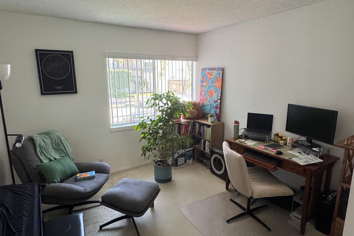Sunny 1BR + Office Retreat w/ Balcony - 2