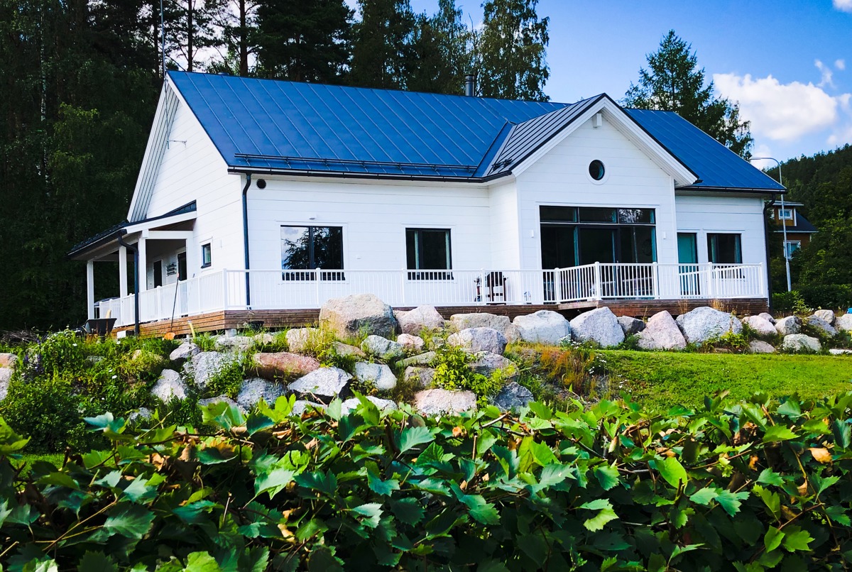 Lakeside house
