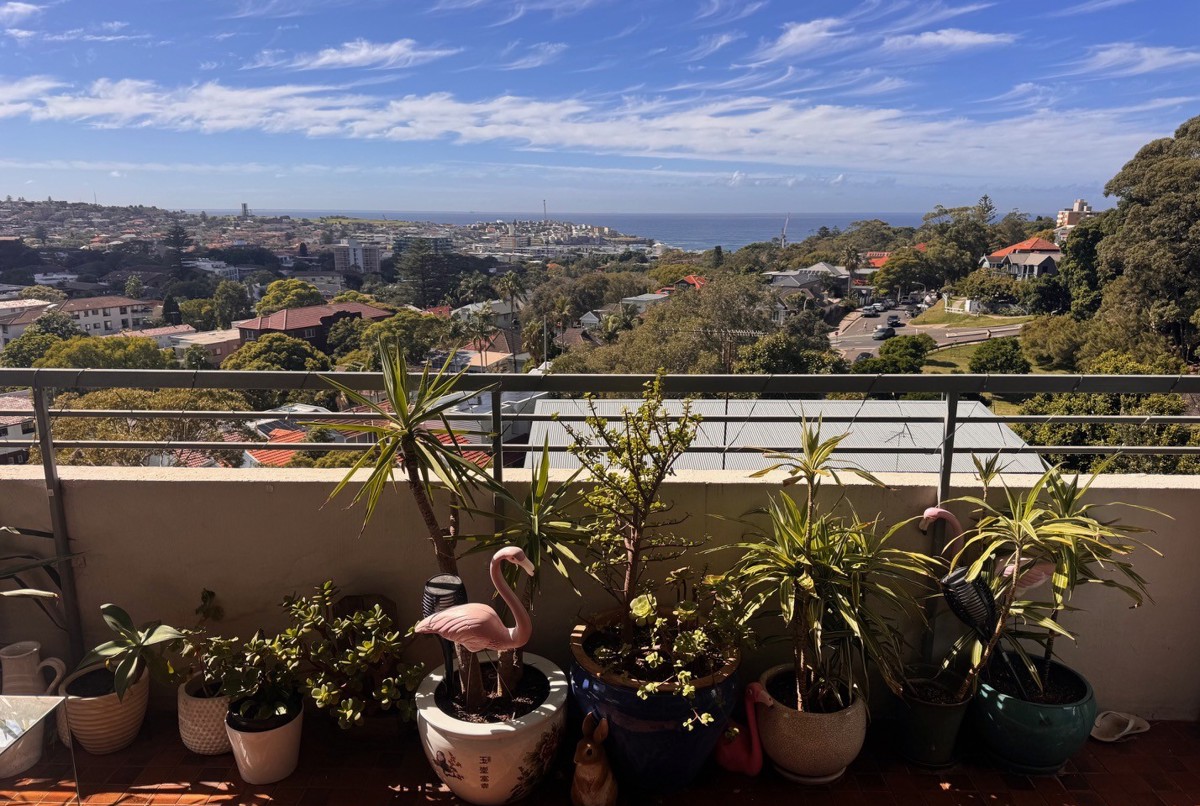Beautiful, airy Bondi apartment with ocean views