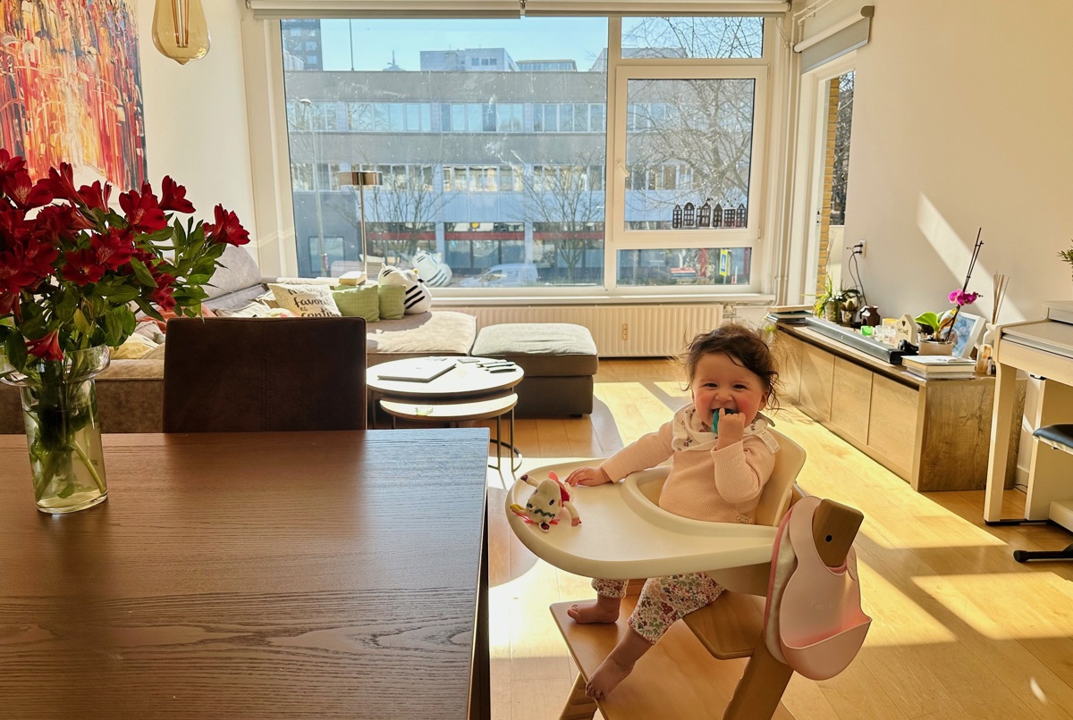 Bright baby-friendly Oasis in Amsterdam Oost