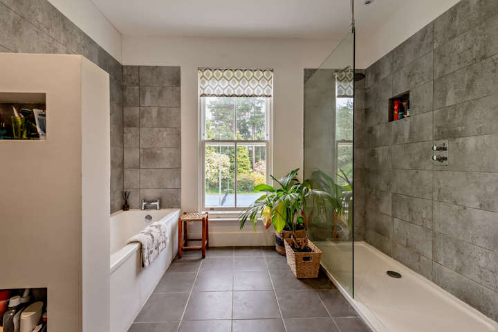 Detached house + 8 acres of woods near lovely town - 12