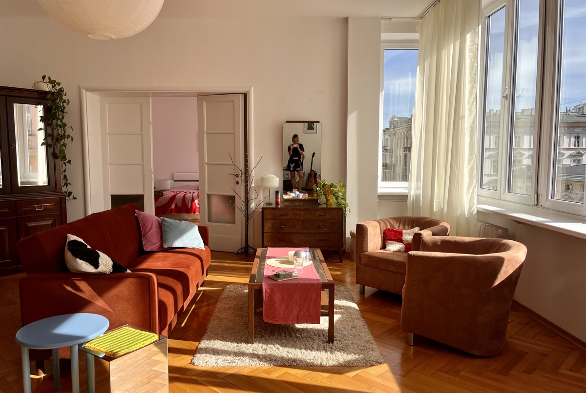 90m2 Apartment on Piotrkowska Street