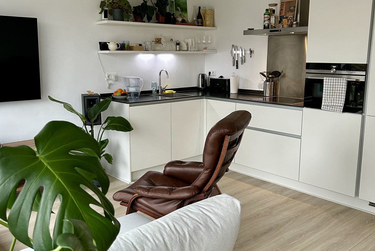 The bright flat near the Amstel river