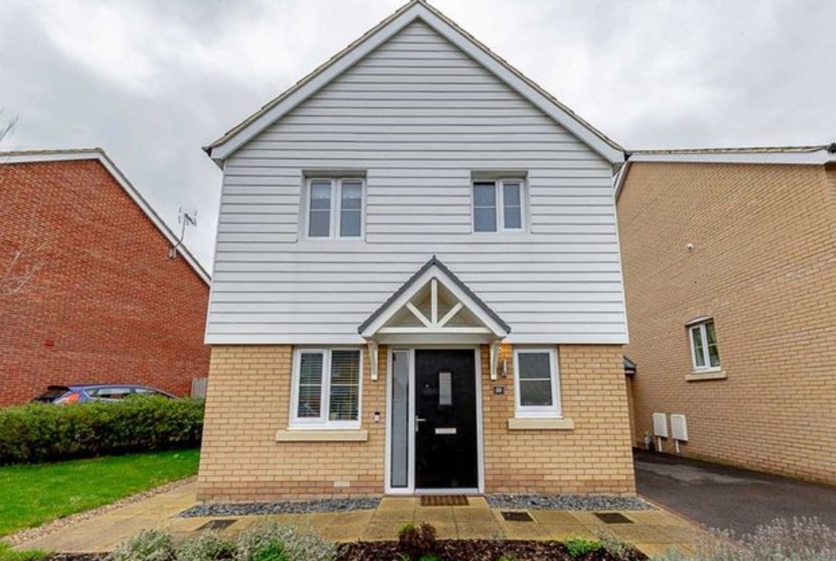 A modern, three bedroom detached home