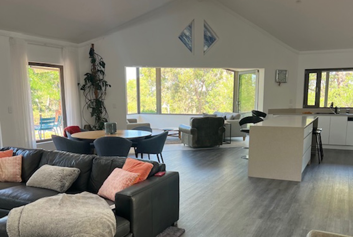 Modern spacious home , private gardens with views