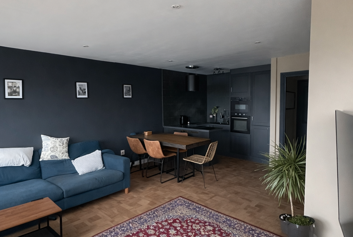 Dublin, Ireland with Mountain Views