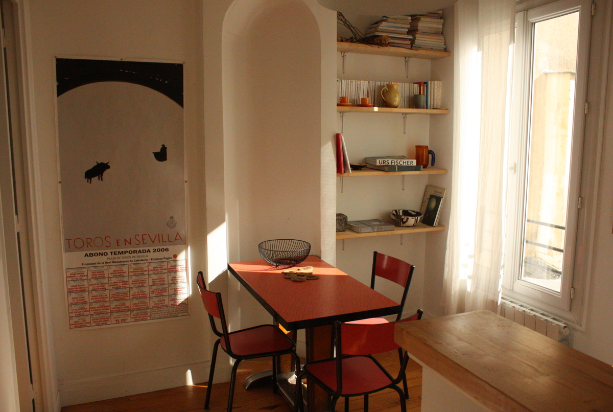 Bright Paris apartment with rooftop views