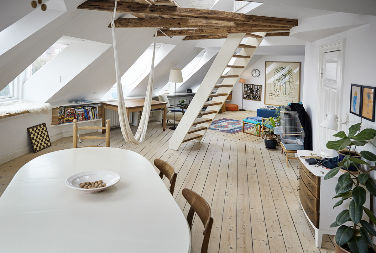 Central penthouse with a terrase