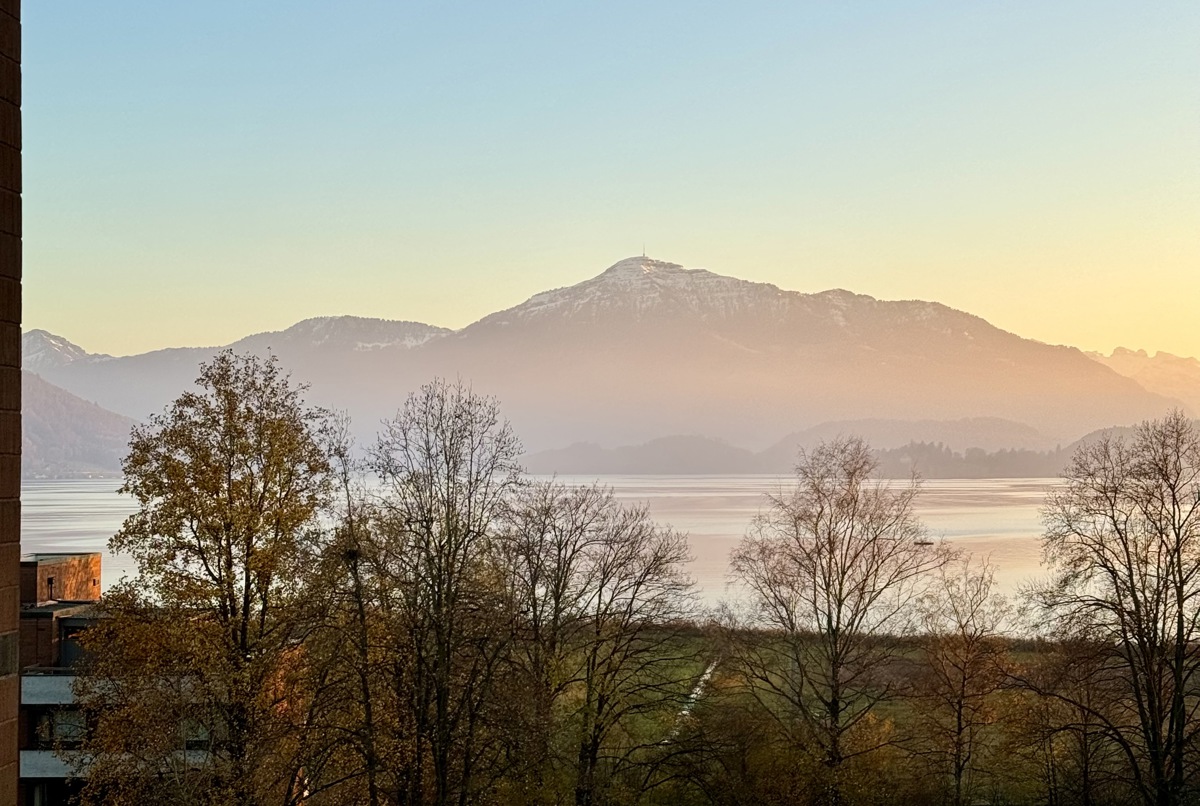 Single Room Condo With View to the Lake and Alps