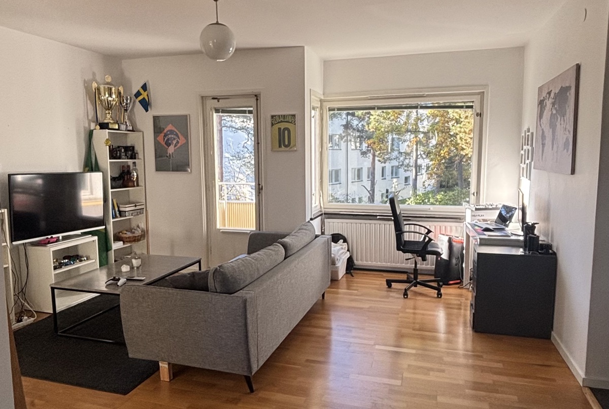Bright & Spacious 1BR Apartment in Stockholm