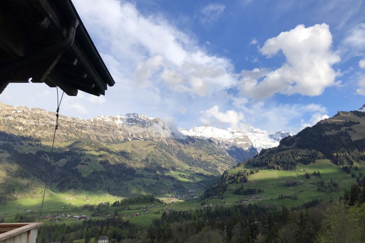 Typical Swiss Chalet, spectacular view of the Alps - 10