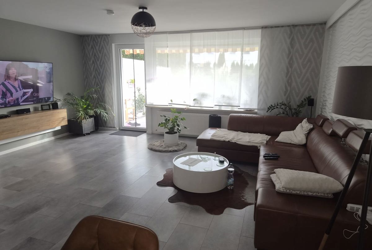 terraced house in a quiet location