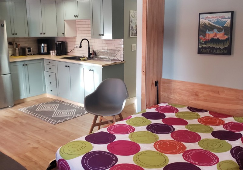 home swap in Canmore, Canada