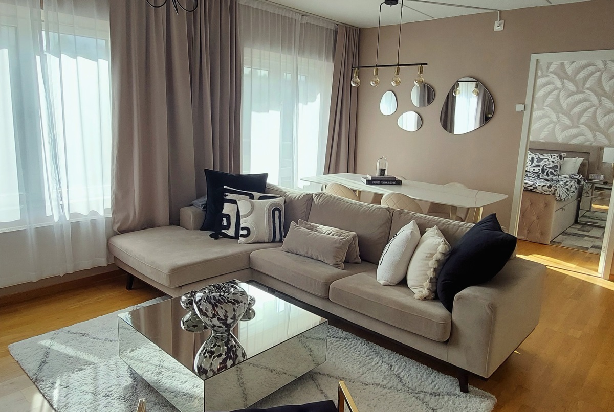 Luxury apartment 18' away from the city centre