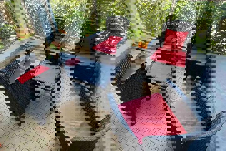 beach house in a calm residency with a pool - 1