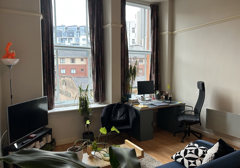 home swap in Manchester, England