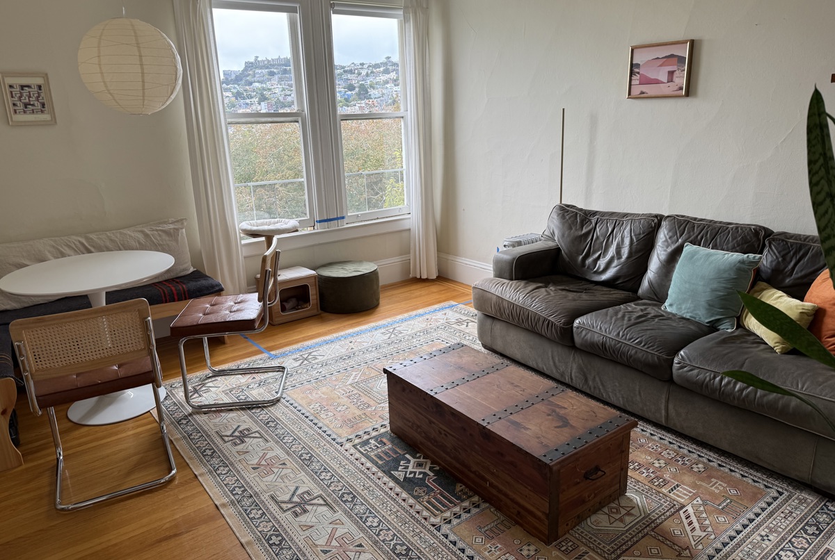 Sunny South Facing Apartment in Noe Valley