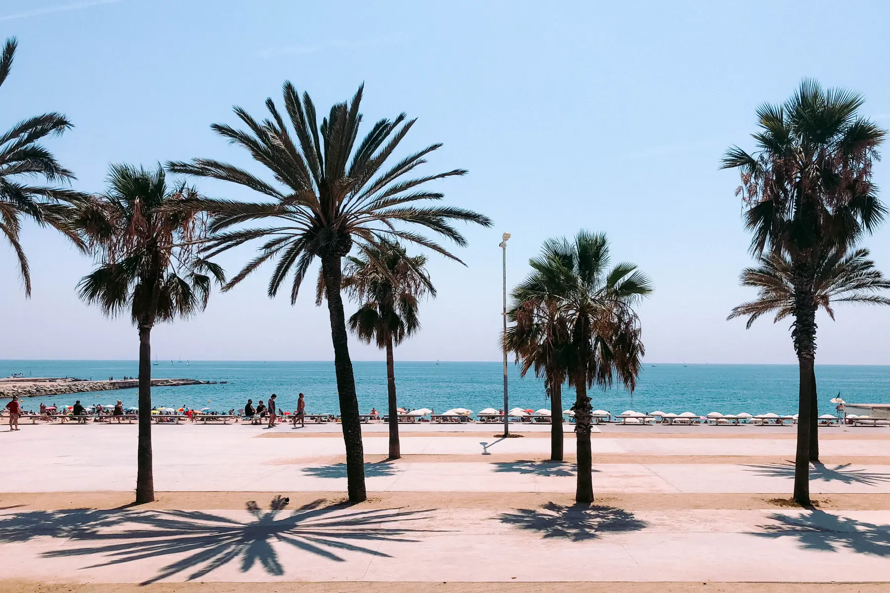 barcelona beach town for remote work