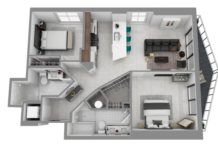 Luxury 2BR High-Rise in Brickell w/ Pool & Gym - 5