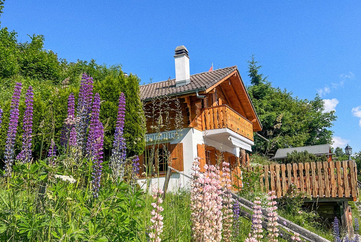 Chalet with panoramic views