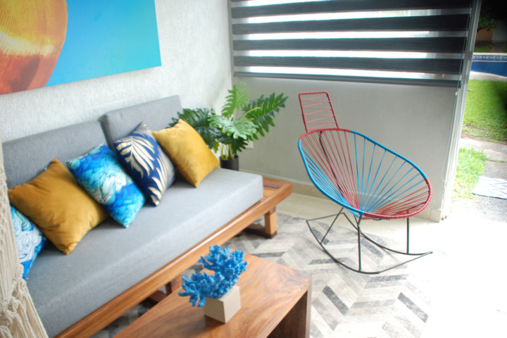 Palmeras, cocos, alberca + un ambiente tropical - 1