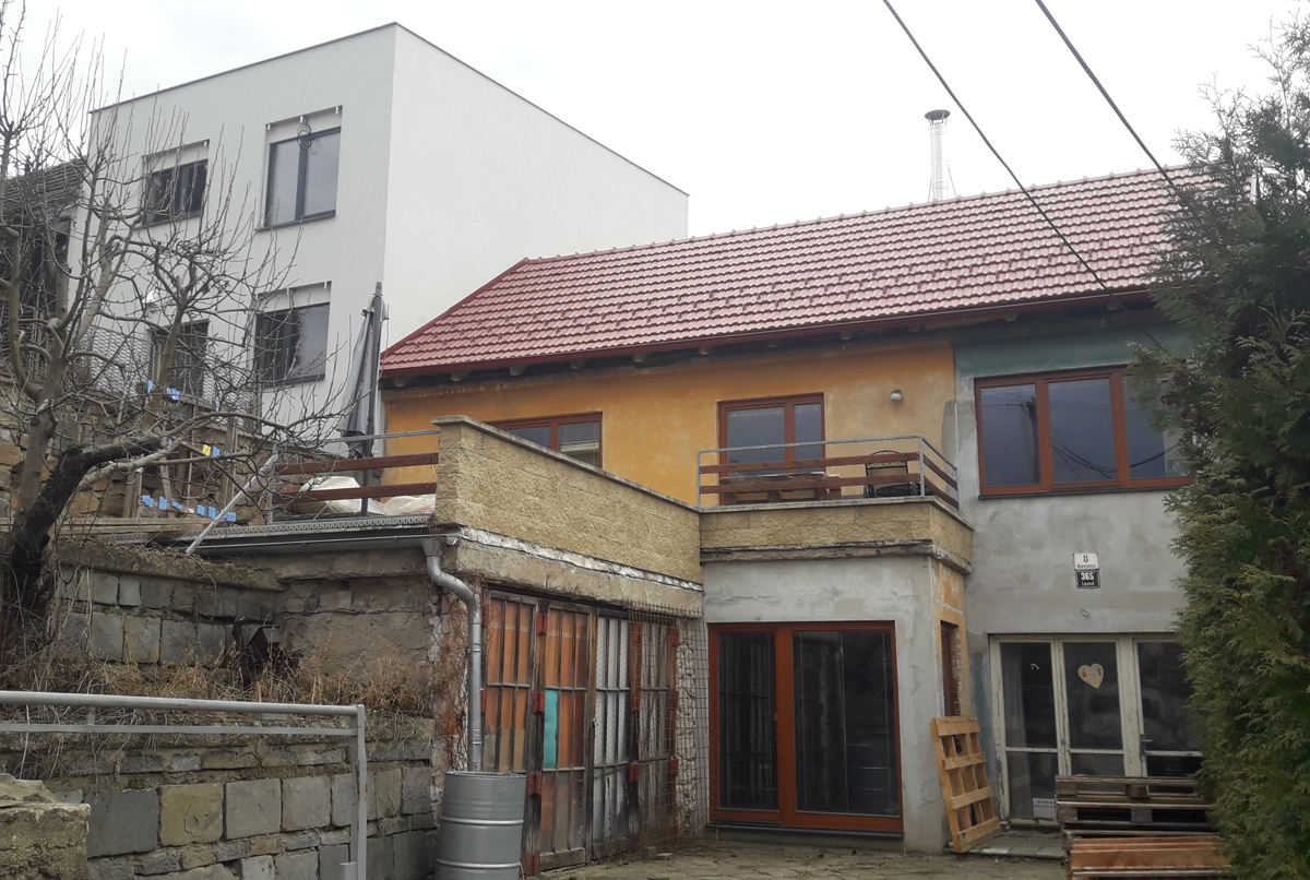 House in village inside the city