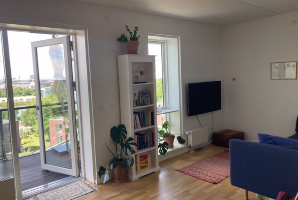 Sunny flat with skyline-view, near hip CPH areas