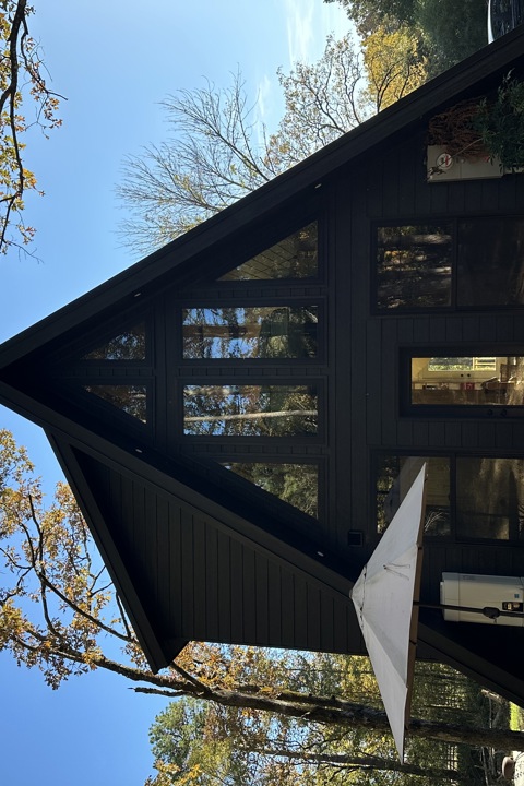 Cozy Black A Frame tucked in the woods - 6