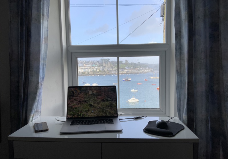 home swap in Polruan, England