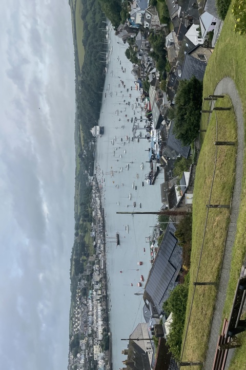 On the Cornish coast path with an awesome view. - 22