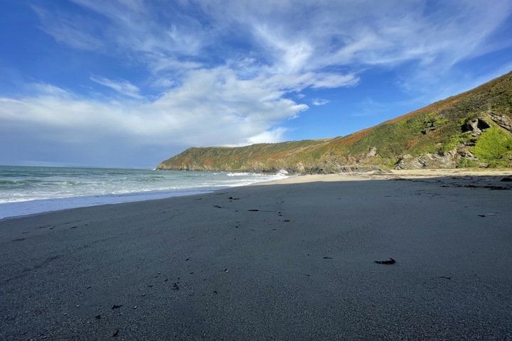 On the Cornish coast path with an awesome view. - 25