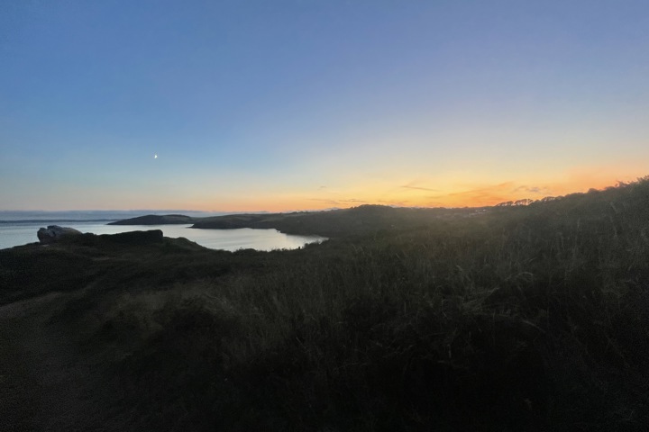 On the Cornish coast path with an awesome view. - 27