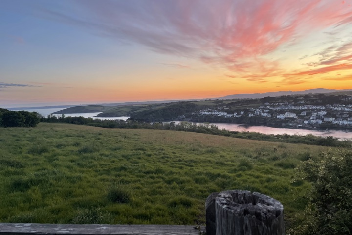 On the Cornish coast path with an awesome view. - 23