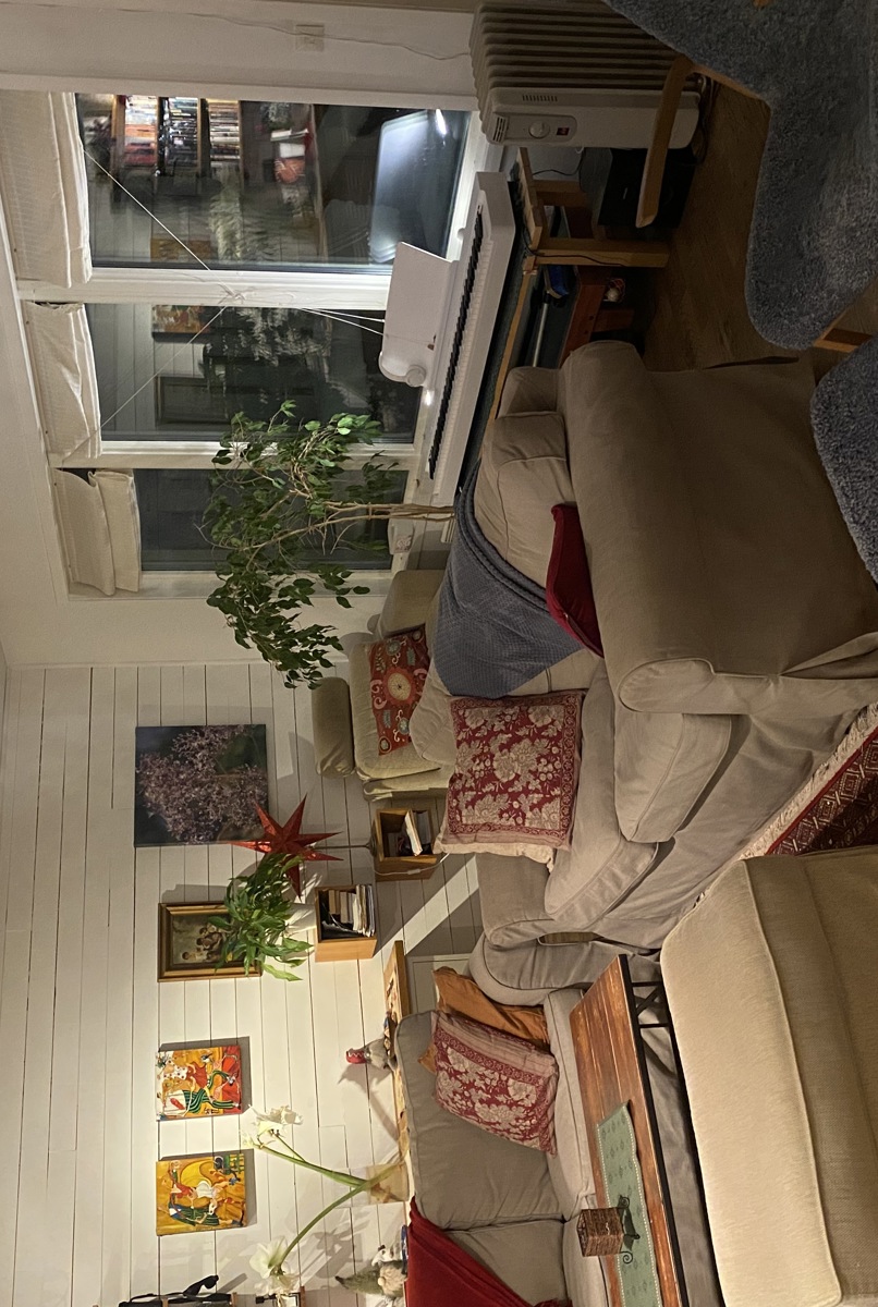 Terraced house in Swedish archepelago by the sea