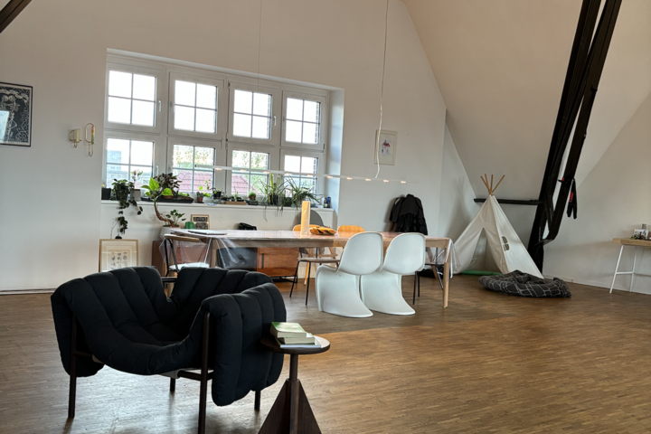 Unique designer Rooftop Loft in an old school - 12