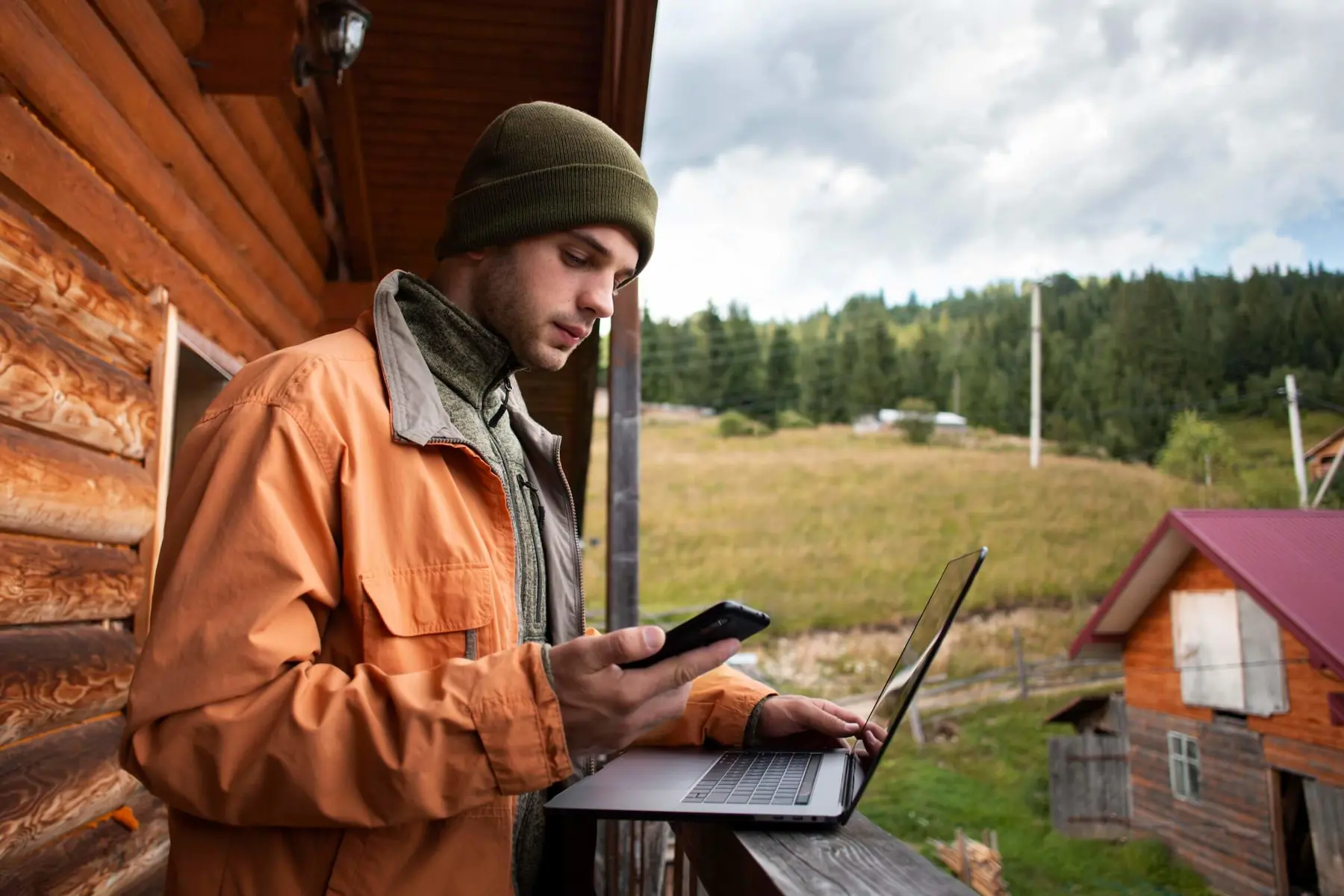home swap tips remote workers mountain cabin