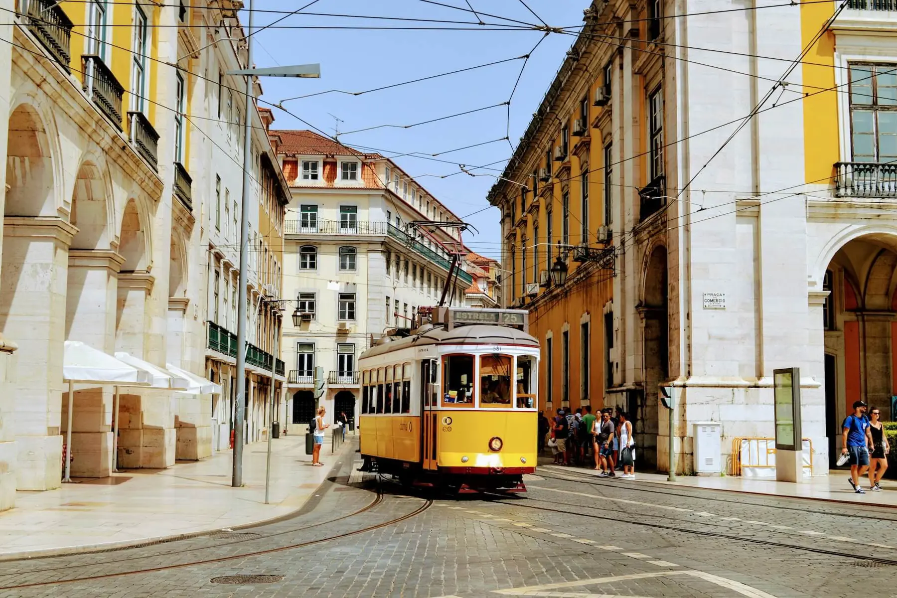 workation lisbon tram 28 ride