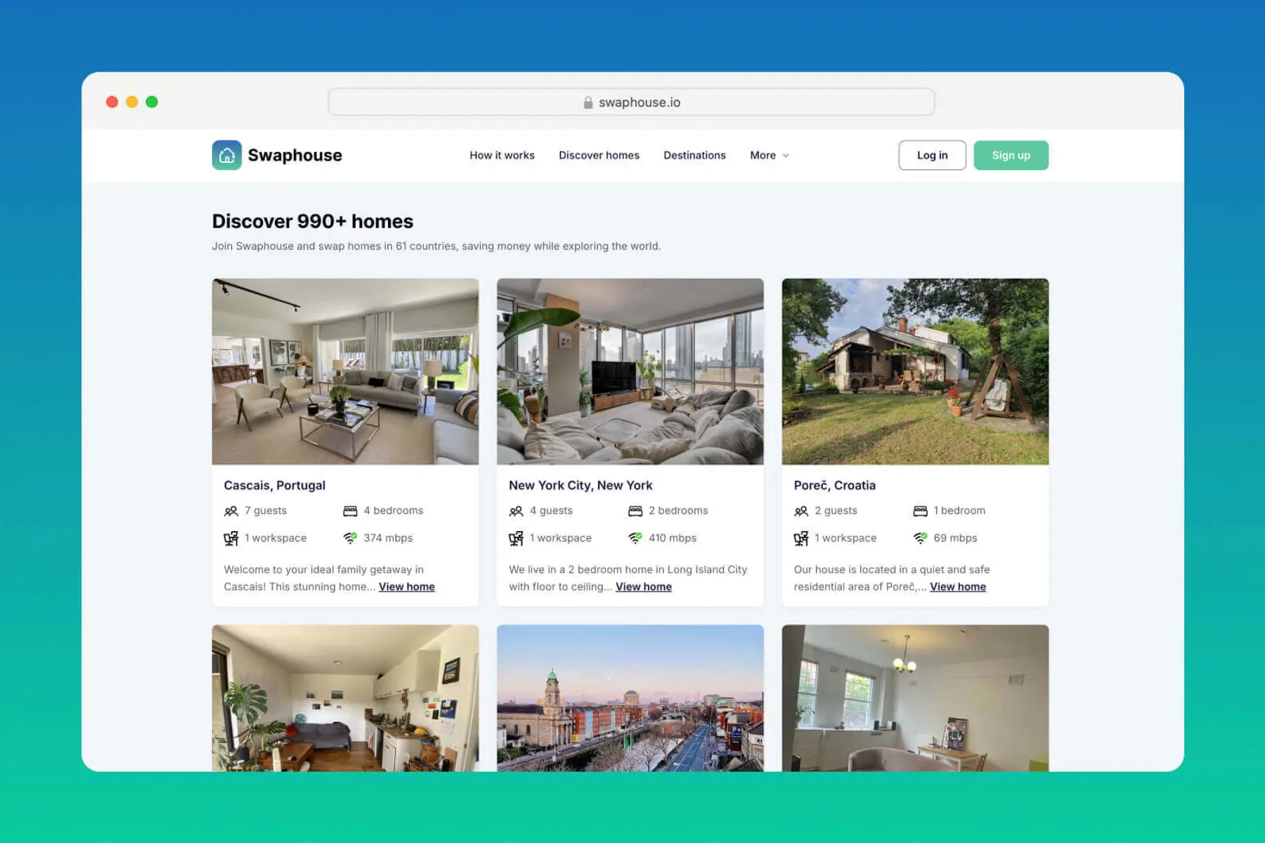 new feature: discover new homes