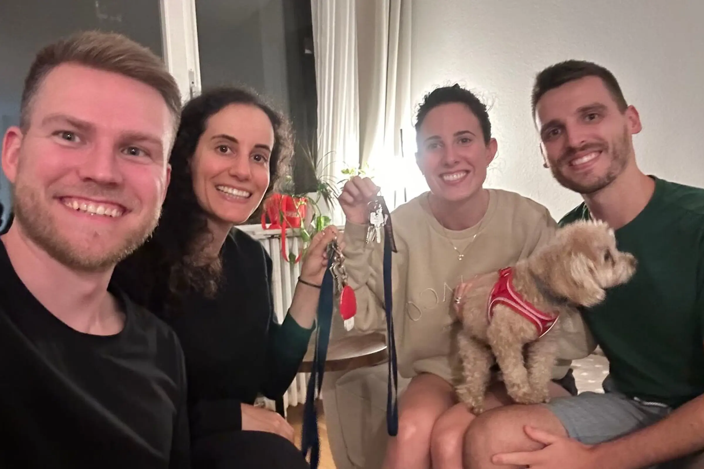 Key exchange during a home swap in Munich