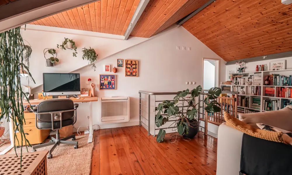 Remote work lifestyle during home swap