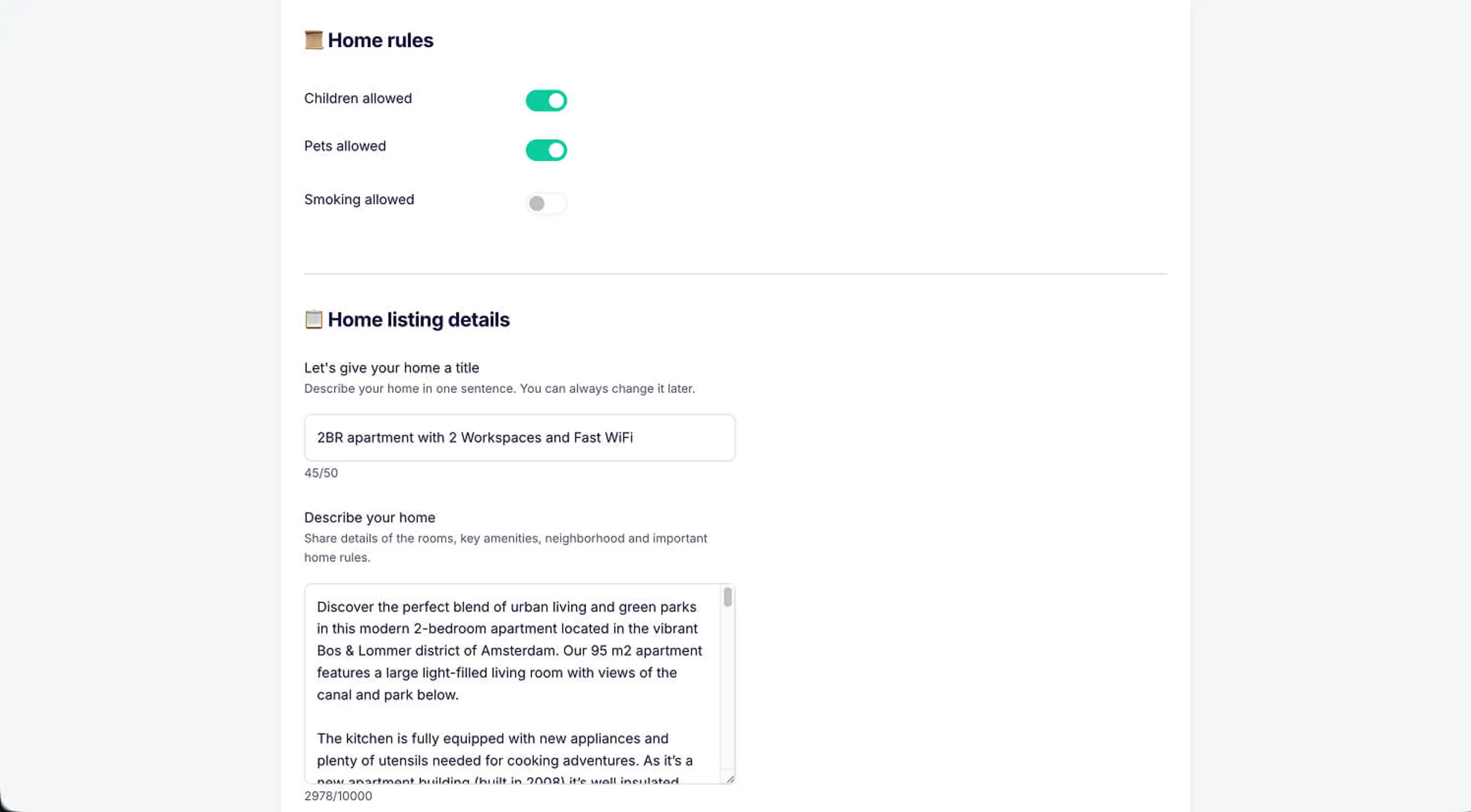 Swaphouse house rules title and description